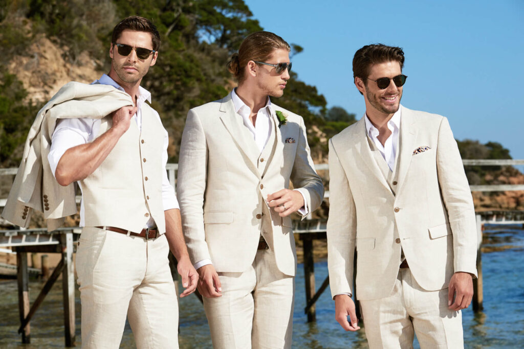 Linen Beige Suit