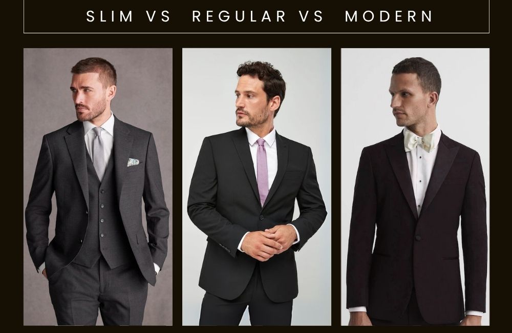 Slim vs Regular vs Modern fit suit Dubai