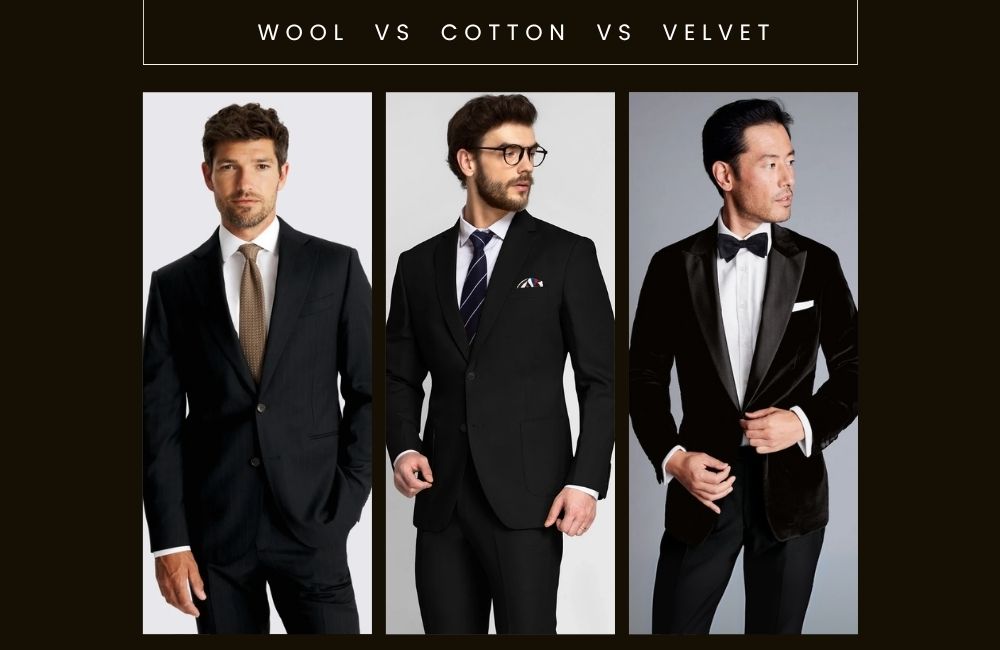 Wool vs Cotton vs Velvet suit Dubai